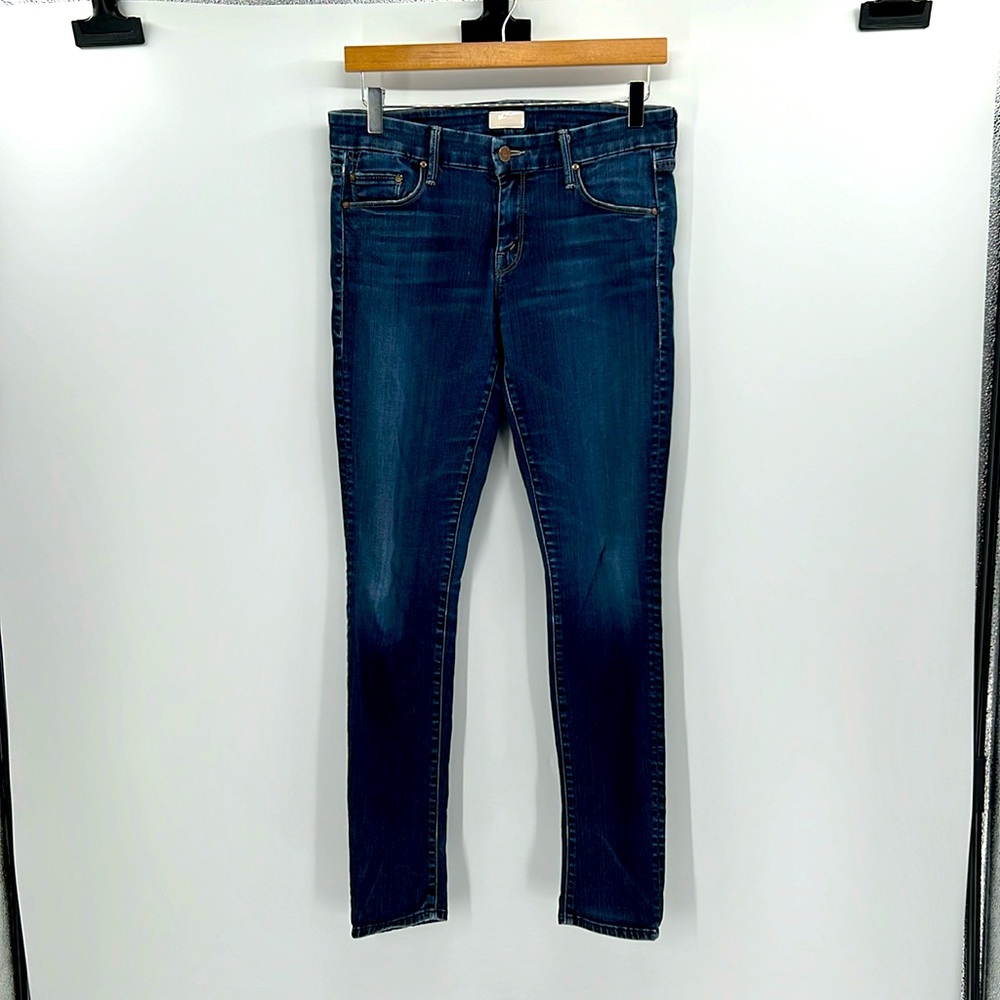MOTHER Skinny Jeans - Deep Indigo